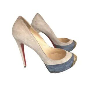 FAIR WORN Christian Louboutin Heels  40EU  Multicolour, Suede